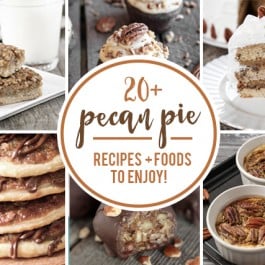 Collage of Pecan Pie Food Pictures
