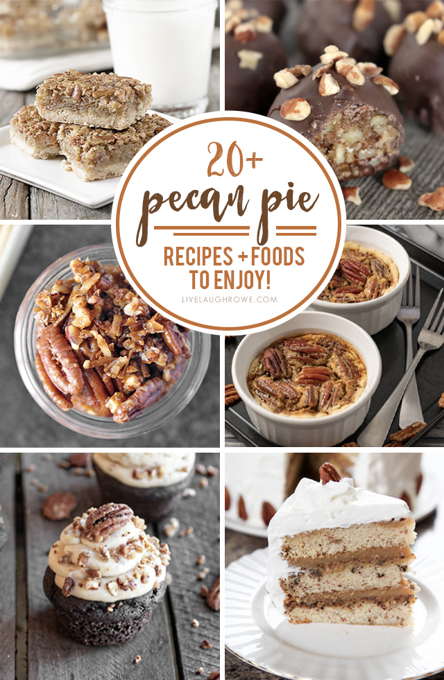 Collage of Pecan Pie Food Pictures