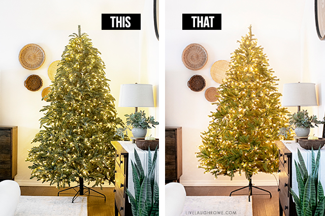 Our 2019 Balsam Hill Prelit Christmas Tree, Tree Fluffing Tips