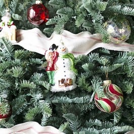 Vintage Inspired Snowman Ornament