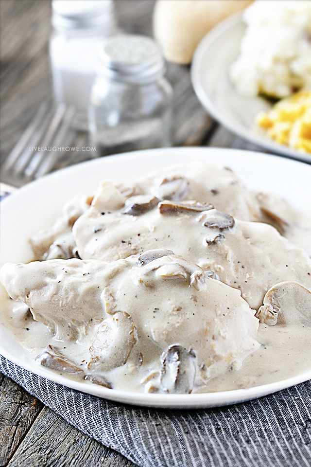 Plated Easy Crockpot Chicken Recipe