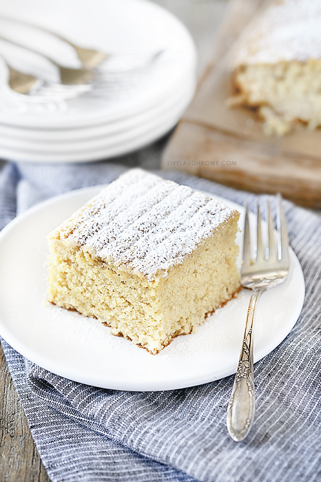 Dessert is Served! Vanilla Butter Cake