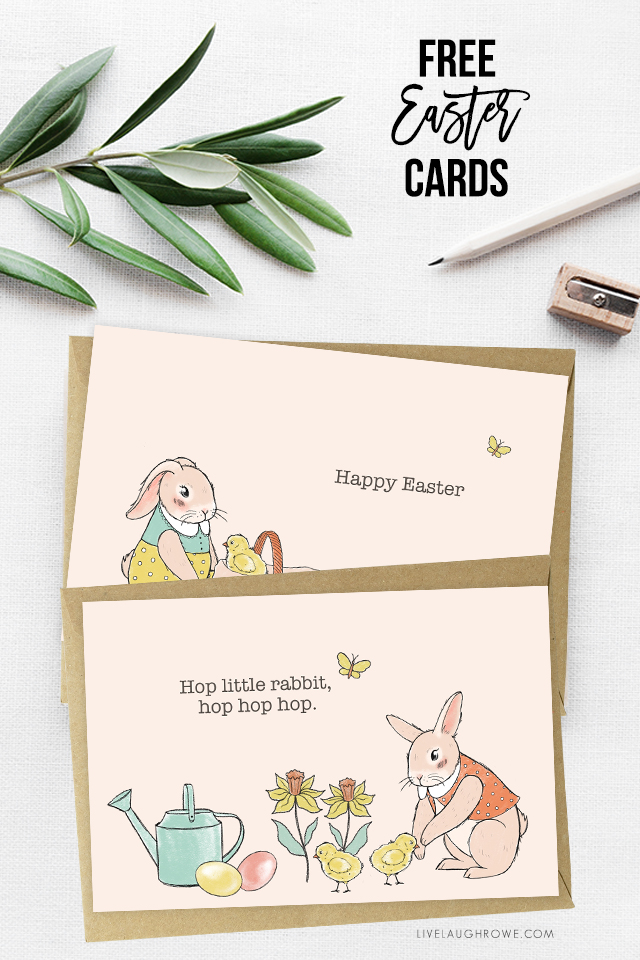 Two Free Easter Cards