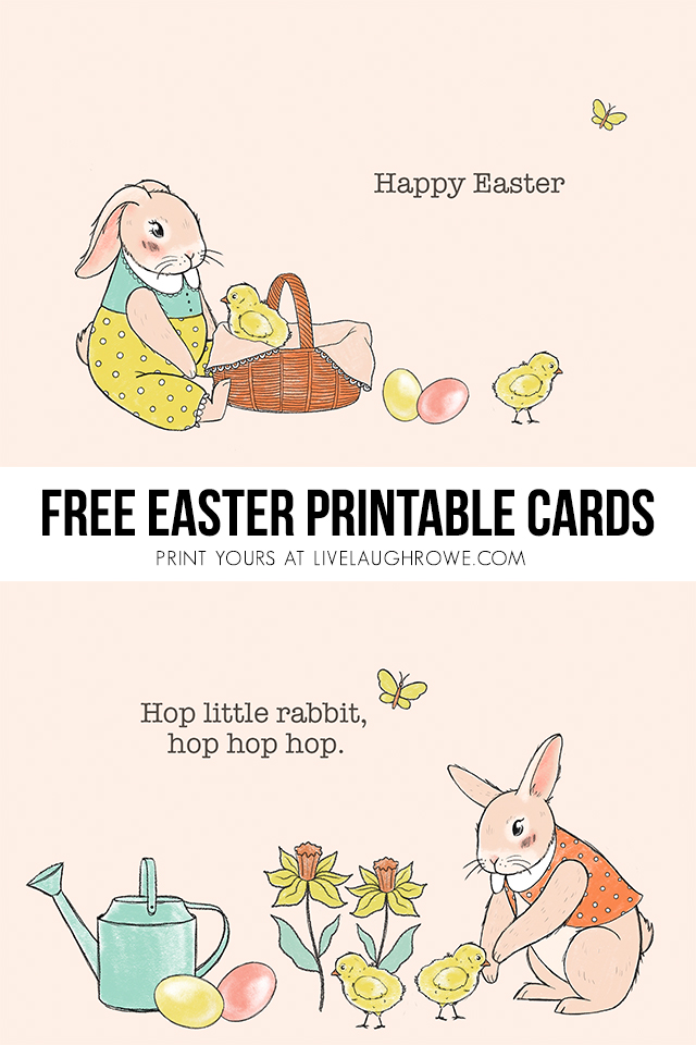 easter greeting cards to print