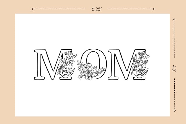 mom printable card coloring card live laugh rowe