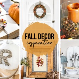 Fall Home Decor Collage