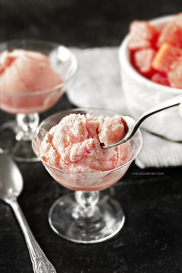 Spoonful of Watermelon Sorbet