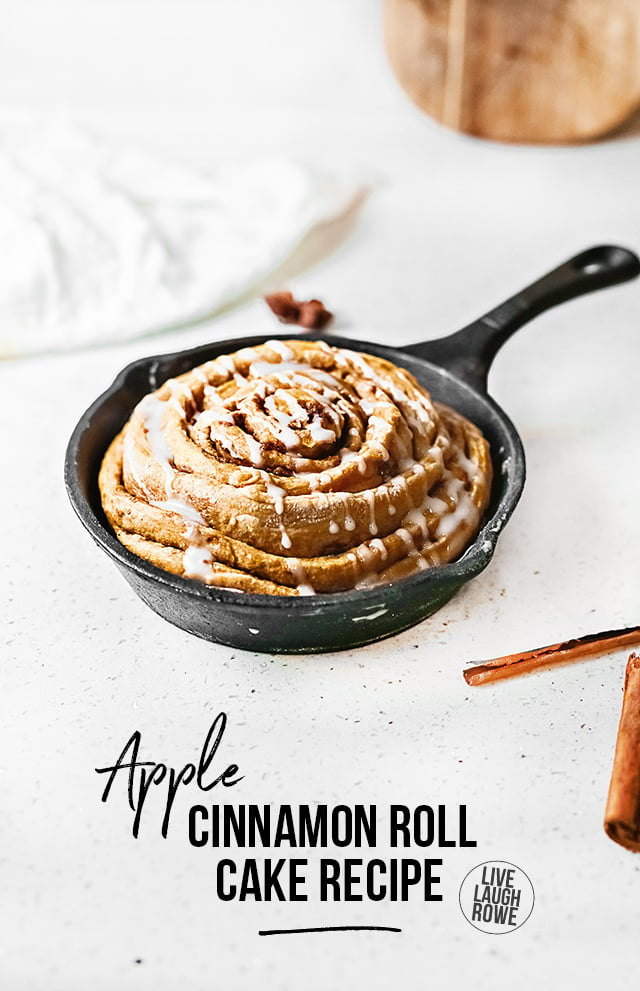 Apple Cinnamon Roll Cake