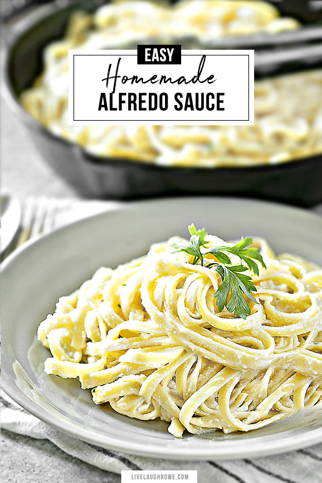 Homemade Alfredo Sauce Recipe