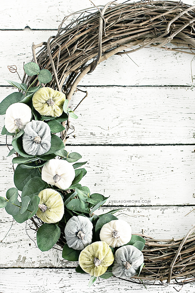 Making the Fall Wreath