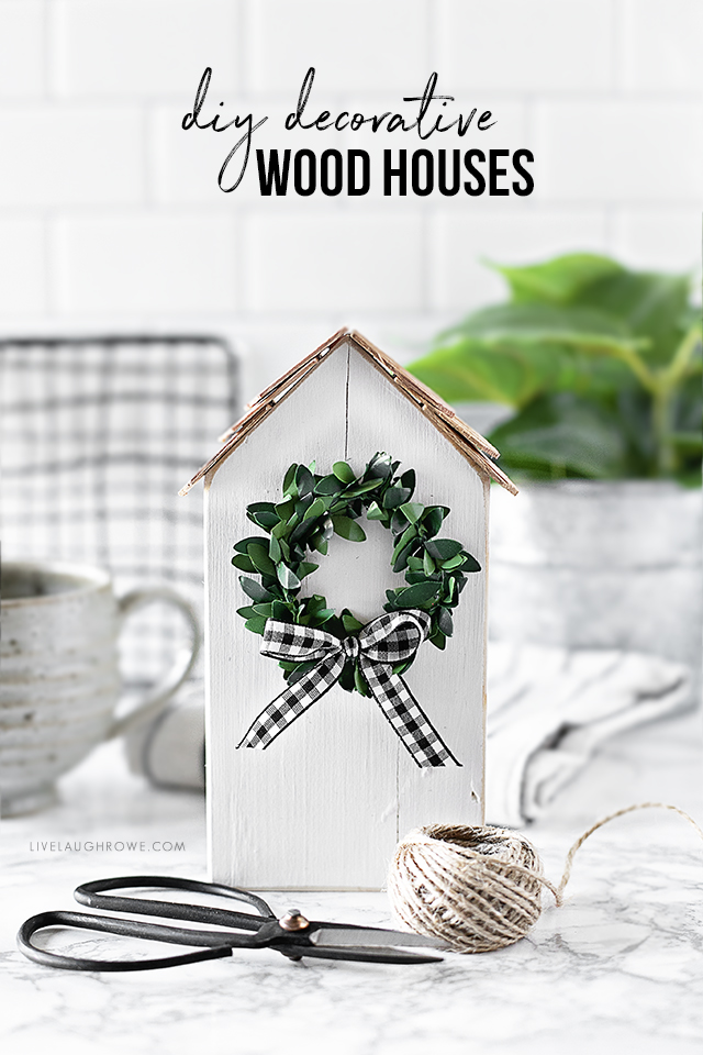 Wooden deals house decor