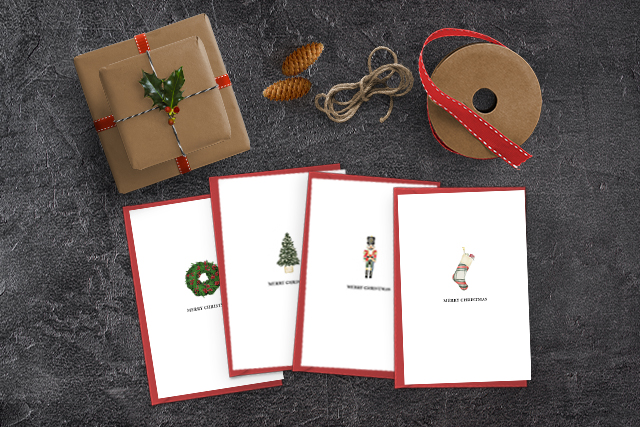 Four Free Printable Christmas Cards