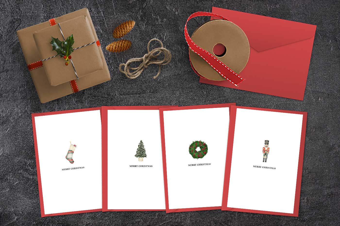Free Printable Christmas Cards. Four Cards to Choose From free printable christmas cards - live laugh rowe