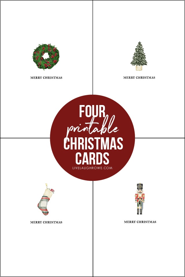 printable christmas cards templates