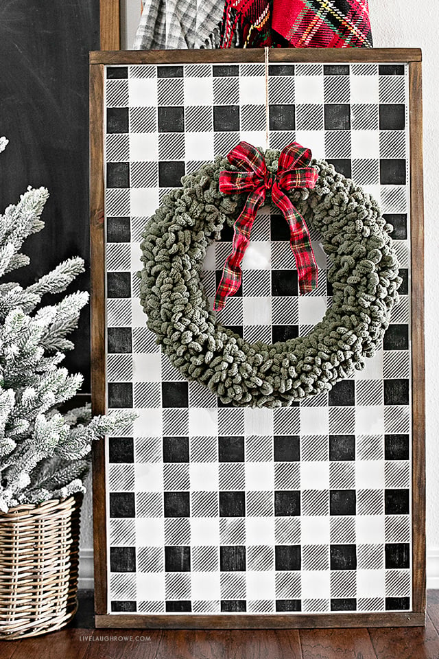 Loop Yarn Wreath