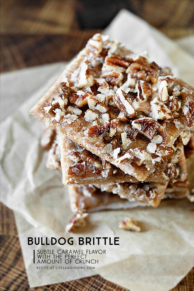 Brittle Made with Graham Crackers