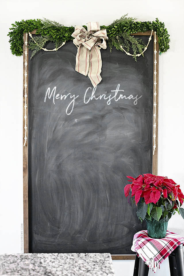 Simple Christmas Table Decor - Live Laugh Rowe