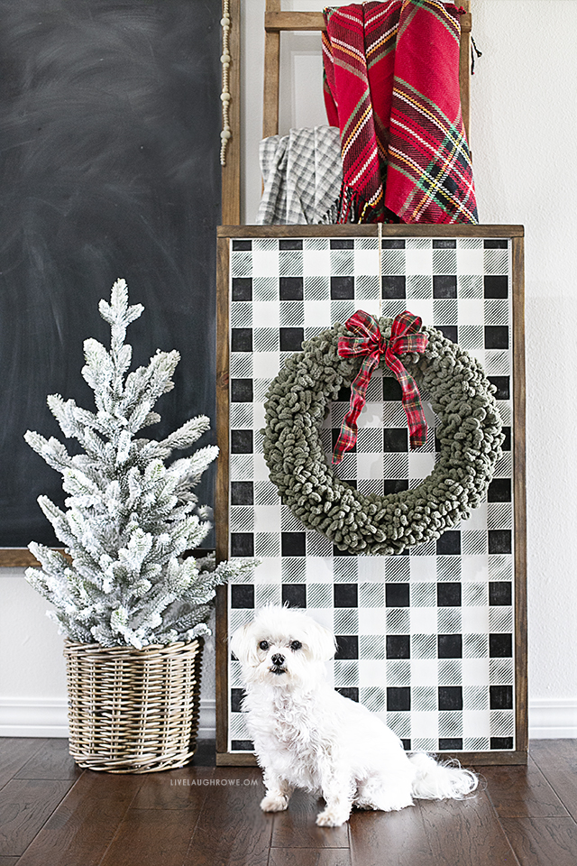 Parker and Simple Christmas Wreath