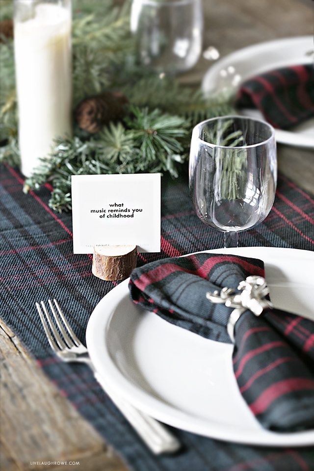 Buffalo Plaid Christmas Tablescape