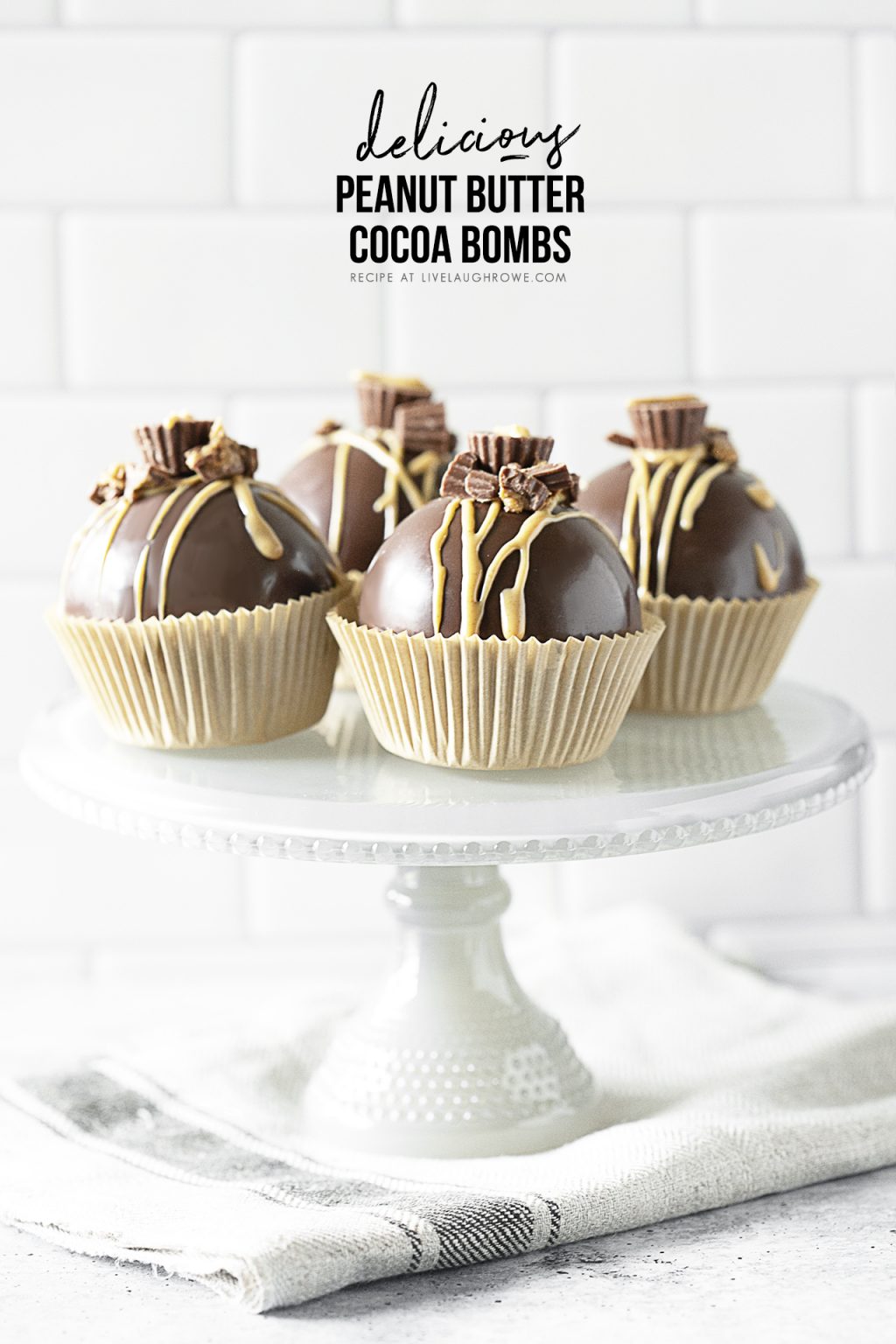Peanut Butter Cocoa Bombs Cozy in a Cup Live Laugh Rowe