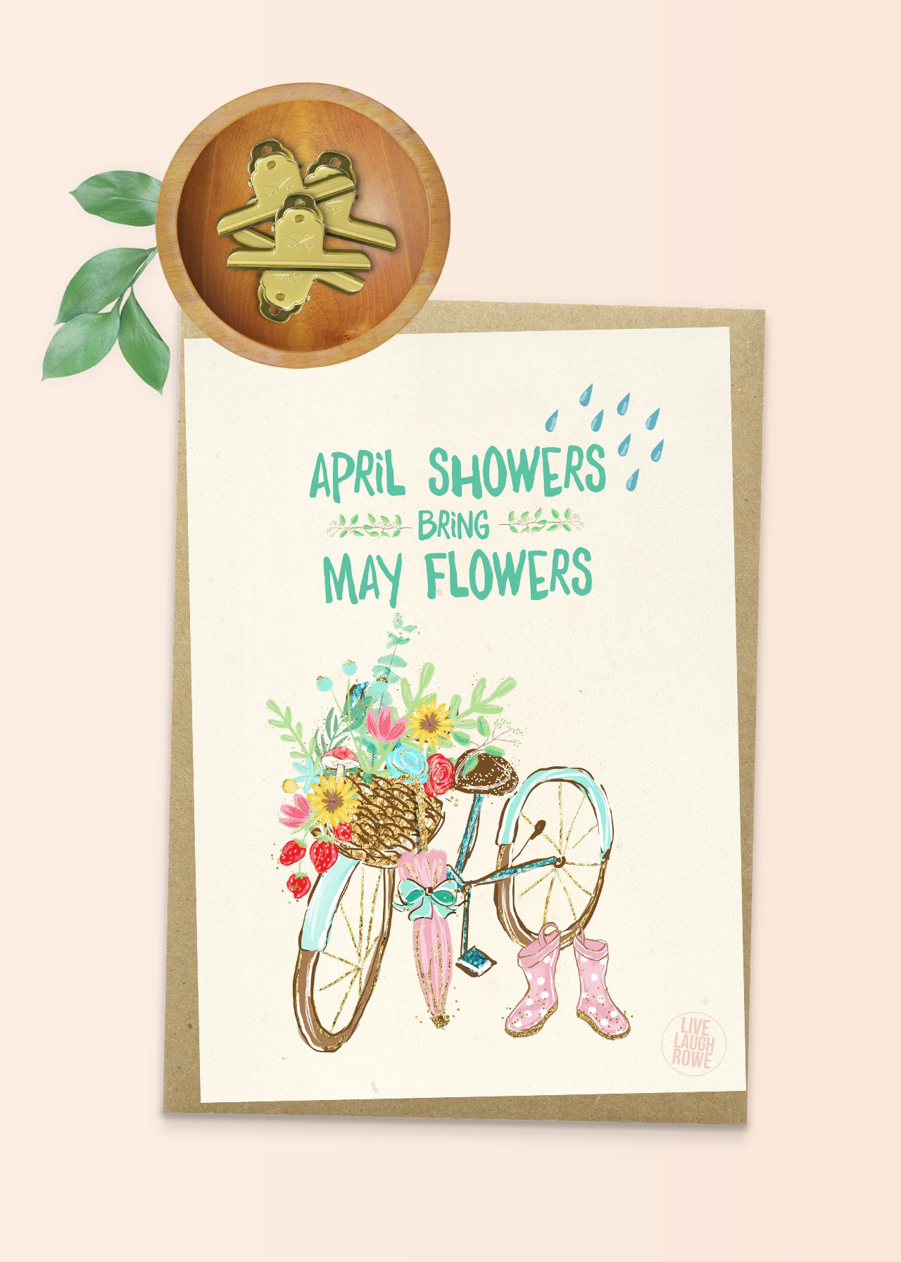 April Showers Bring May Flowers Printa