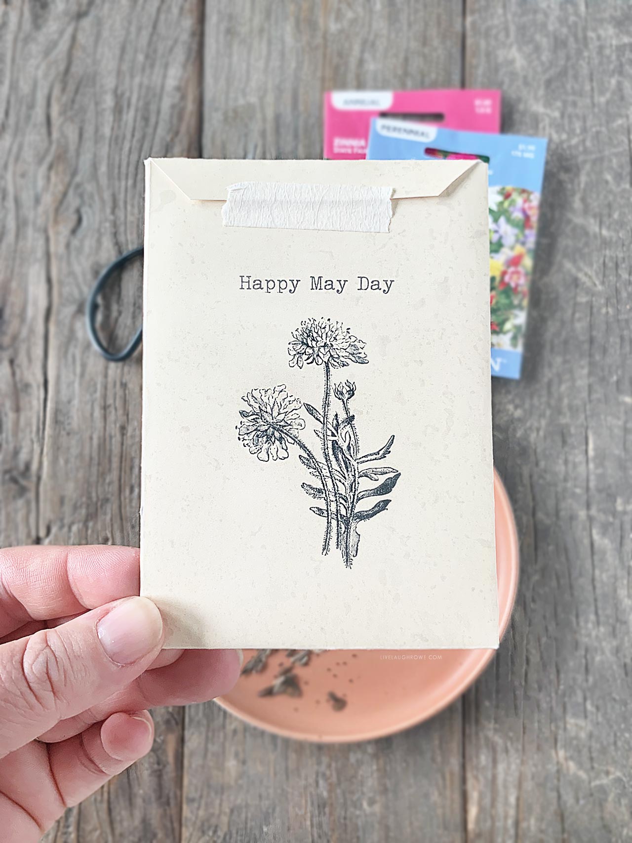 Seed Packet Printable for May Day - Live Laugh Rowe