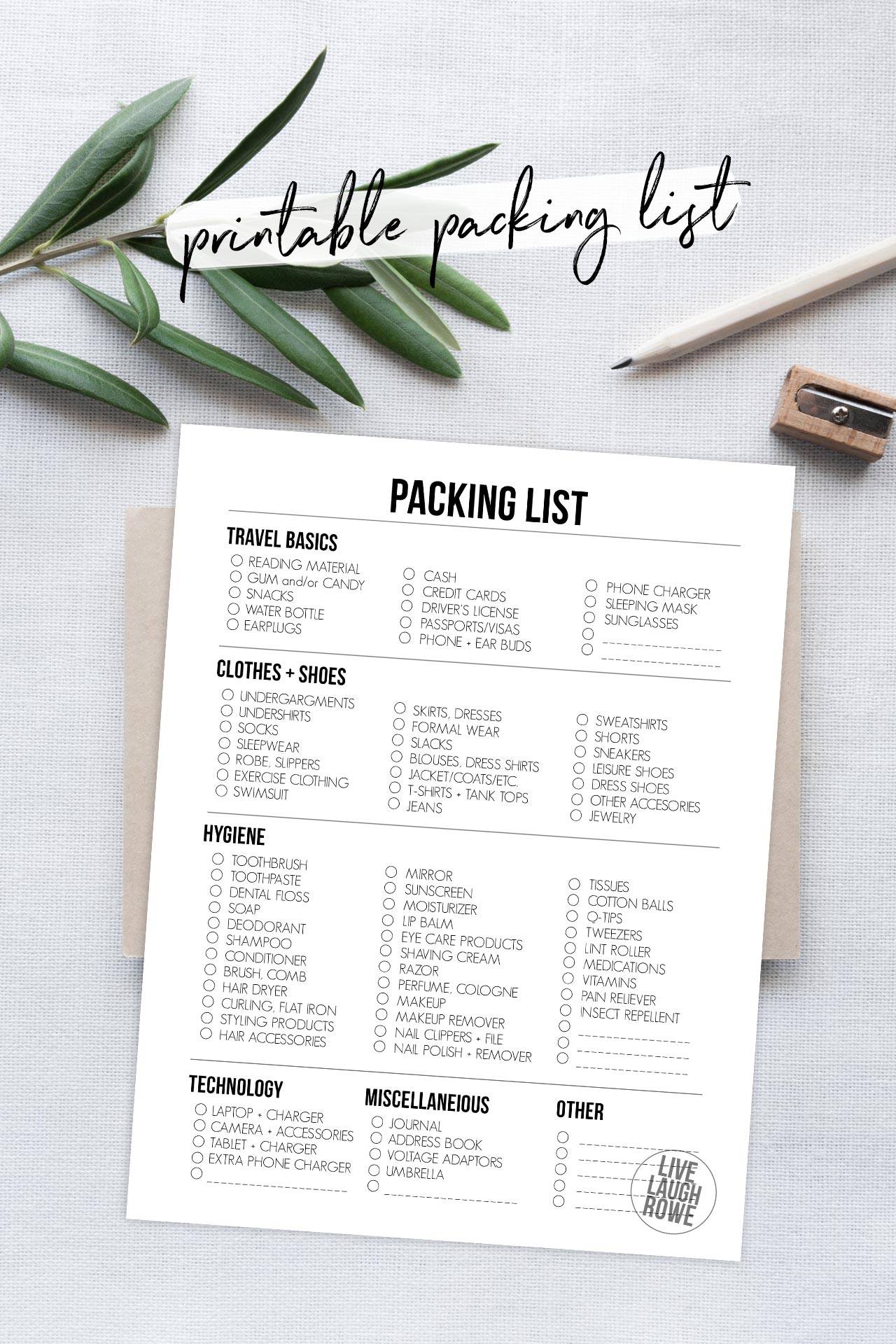 How To Travel With Your Journal Supplies + Travel Packing Spread