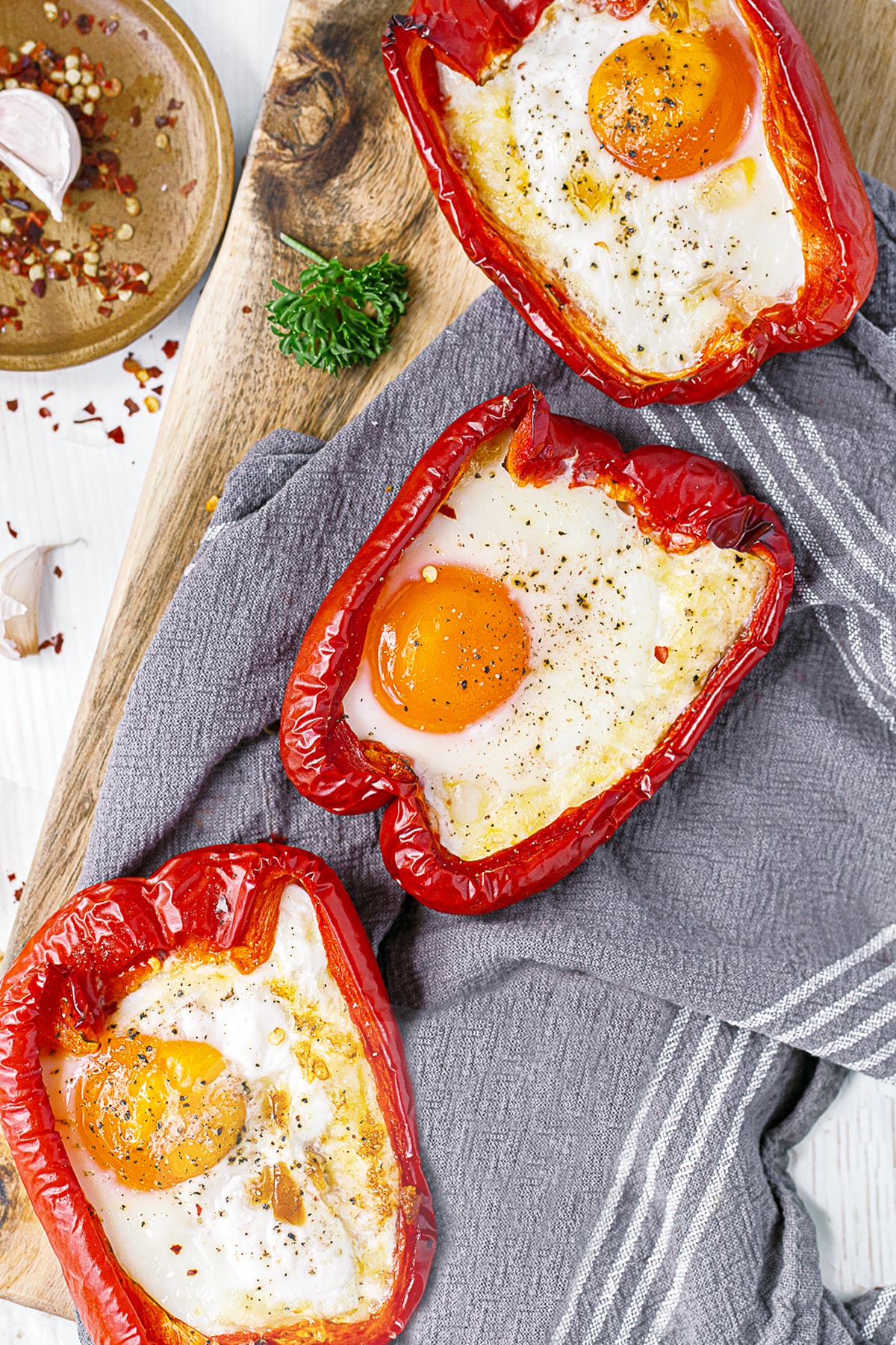 Egg Stuffed Peppers