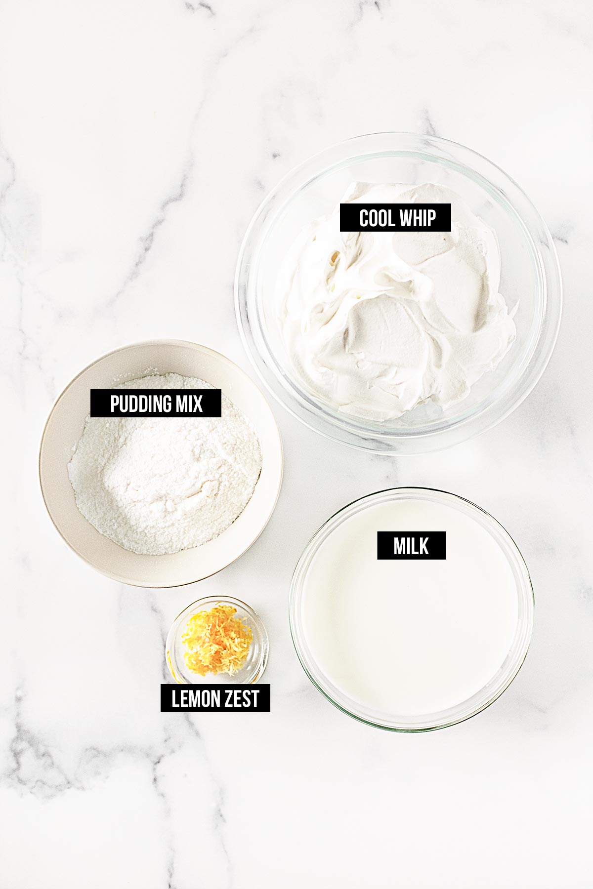 Ingredients for Cake Frosting