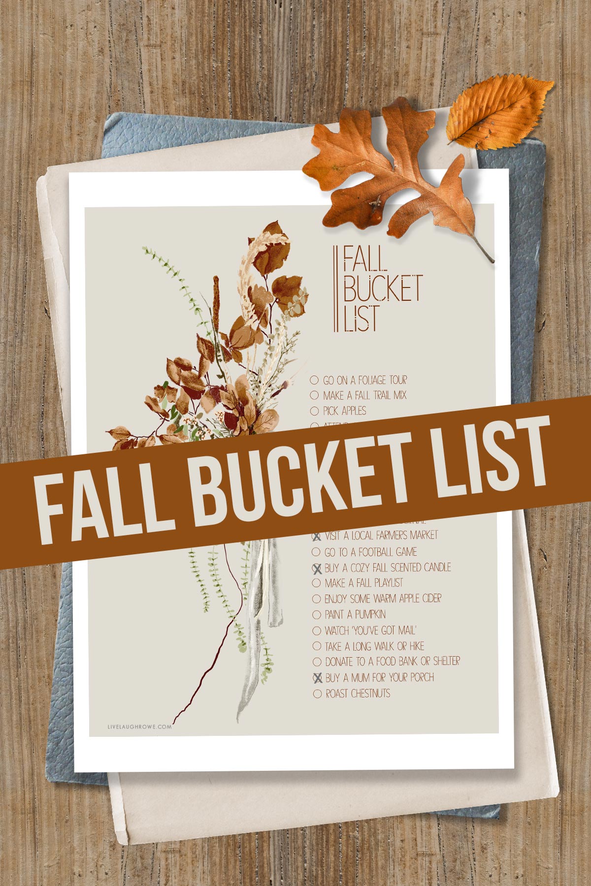 Fall Bucket List for Adults