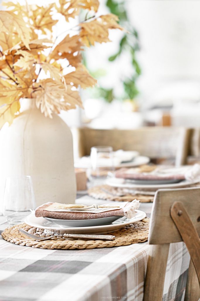 Harvest Table Decor Casual And Simple Live Laugh Rowe   Lovely Fall Harvest Table Decor. LiveLaughRowe 683x1024 