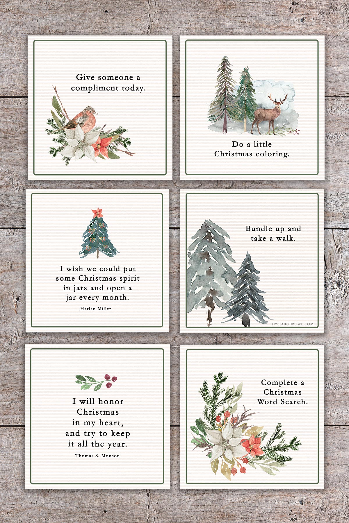 Christmas Advent Cards