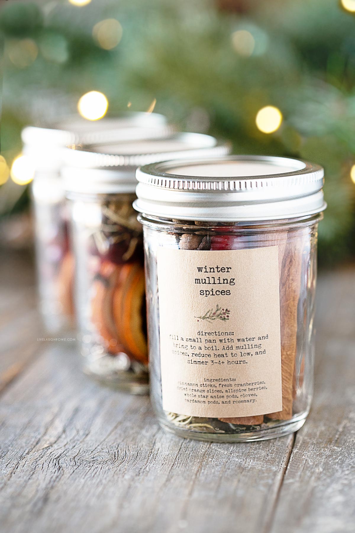 Mulling Spices in Jars