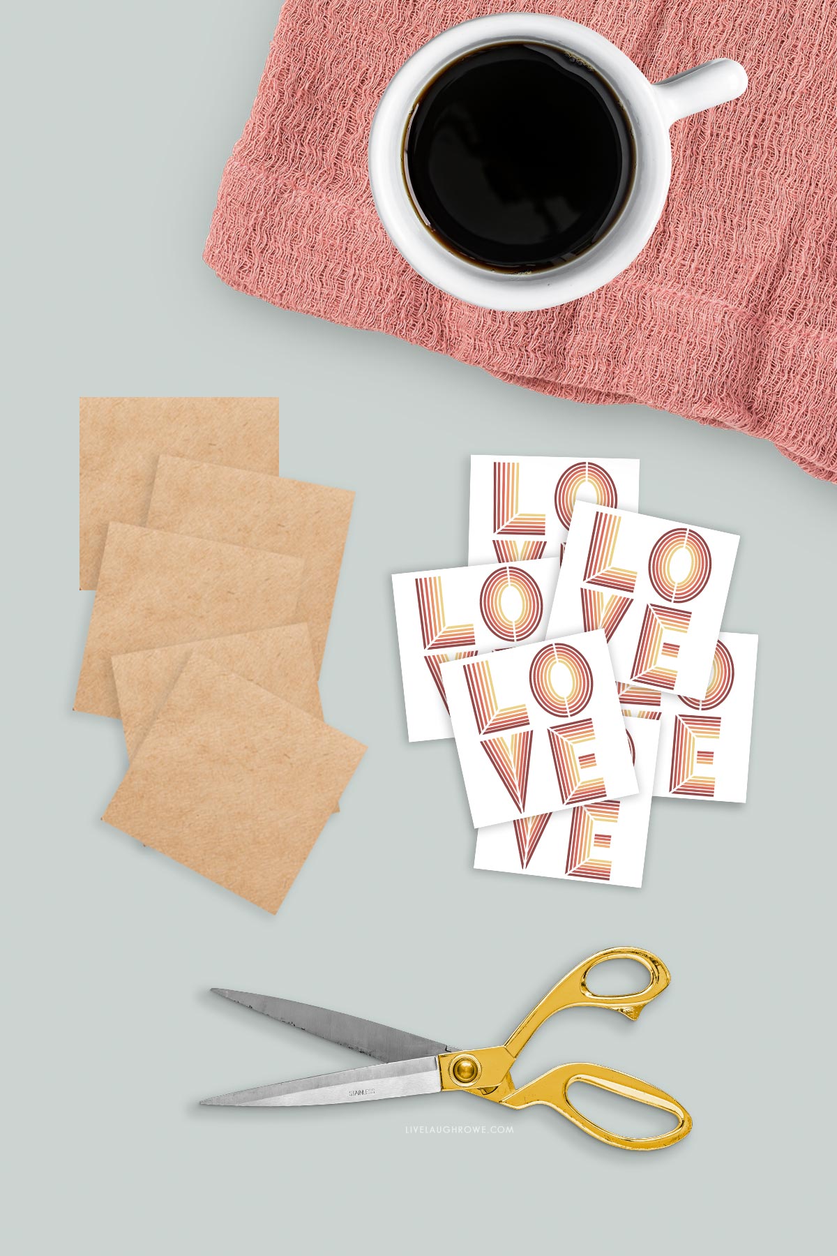 Square Mini Card Valentines