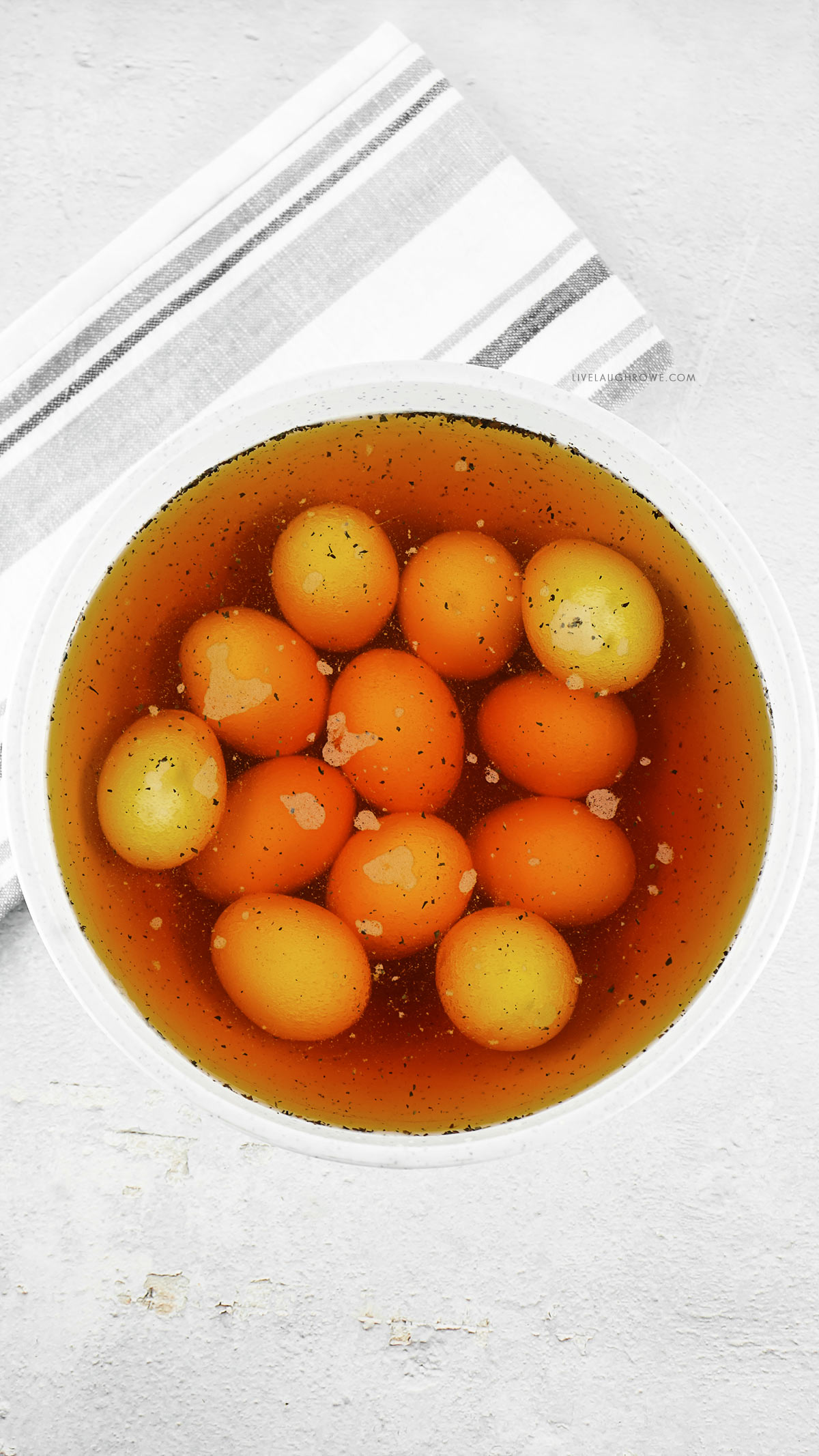 Eggs in Natural Egg Dye