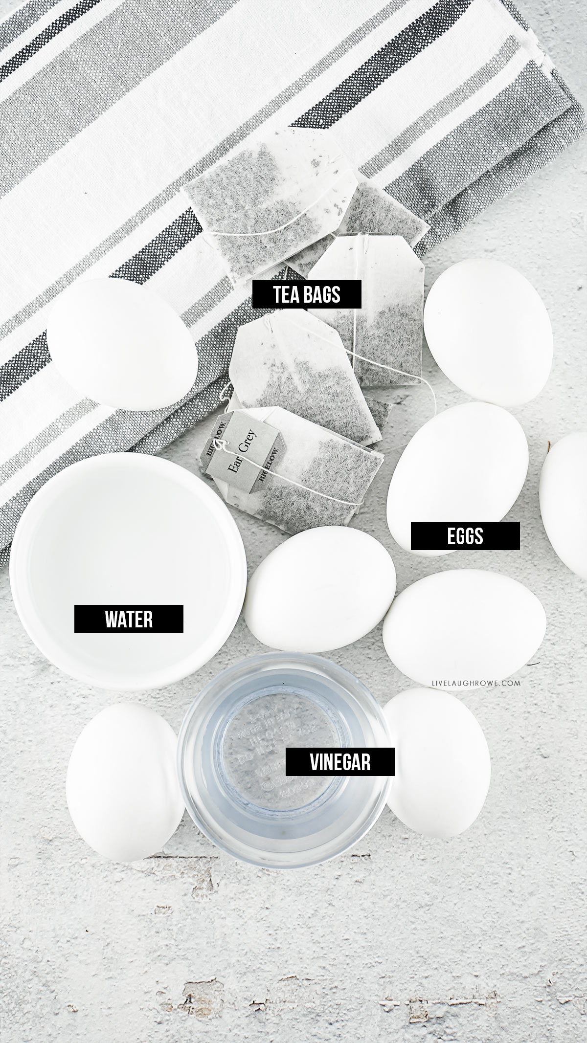 Ingredients for Tea Dyed Eggs