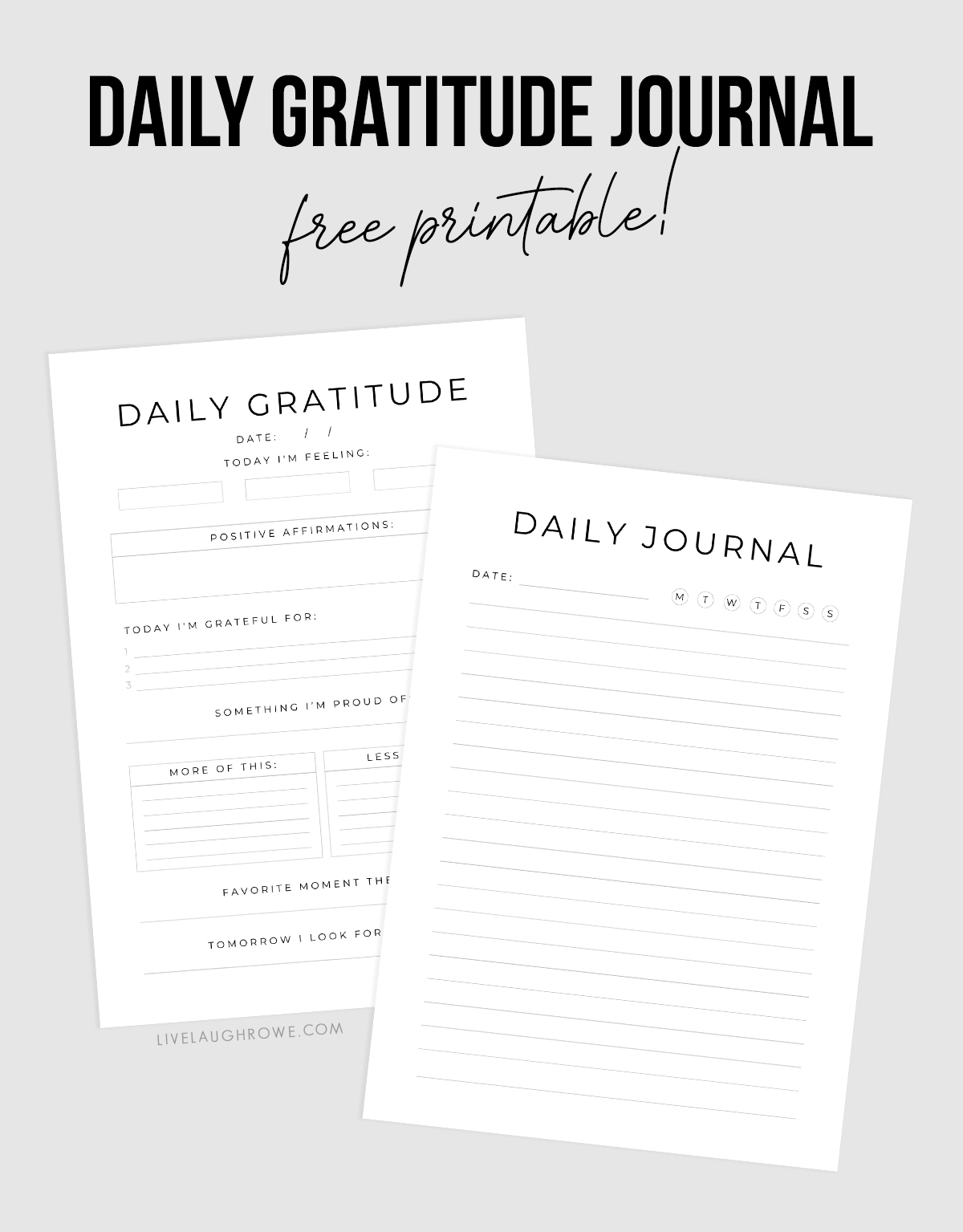 Practicing Gratitude with a Daily Gratitude Journal