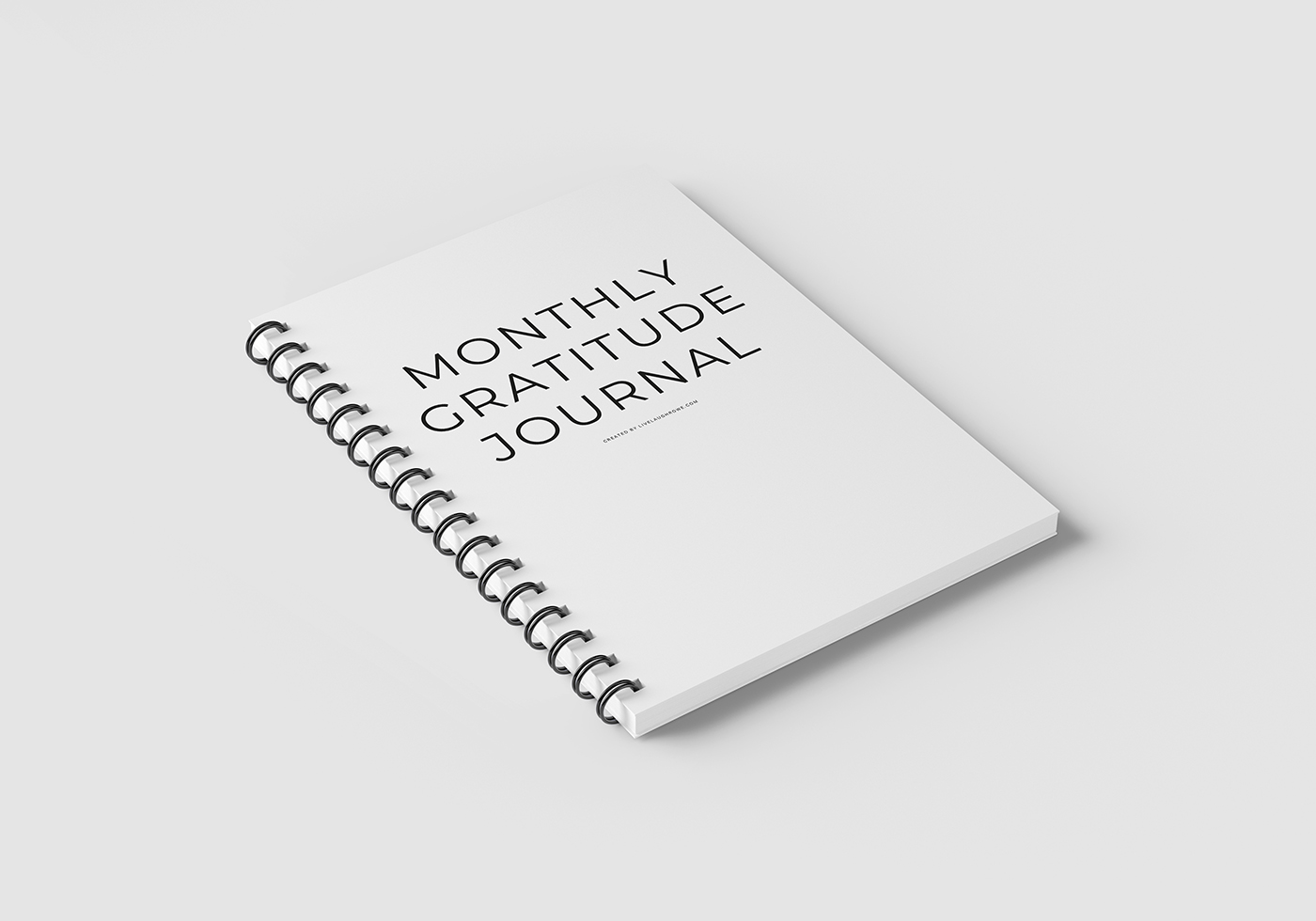 Monthly Gratitude Bound Journal