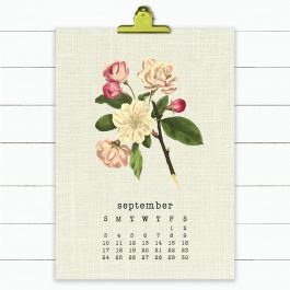 Vintage Botanical 2023 Calendar