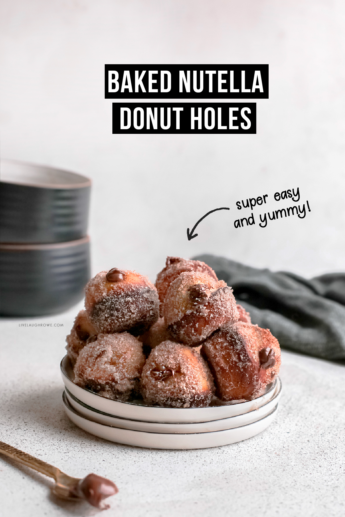 Baked Nutella Donut Holes