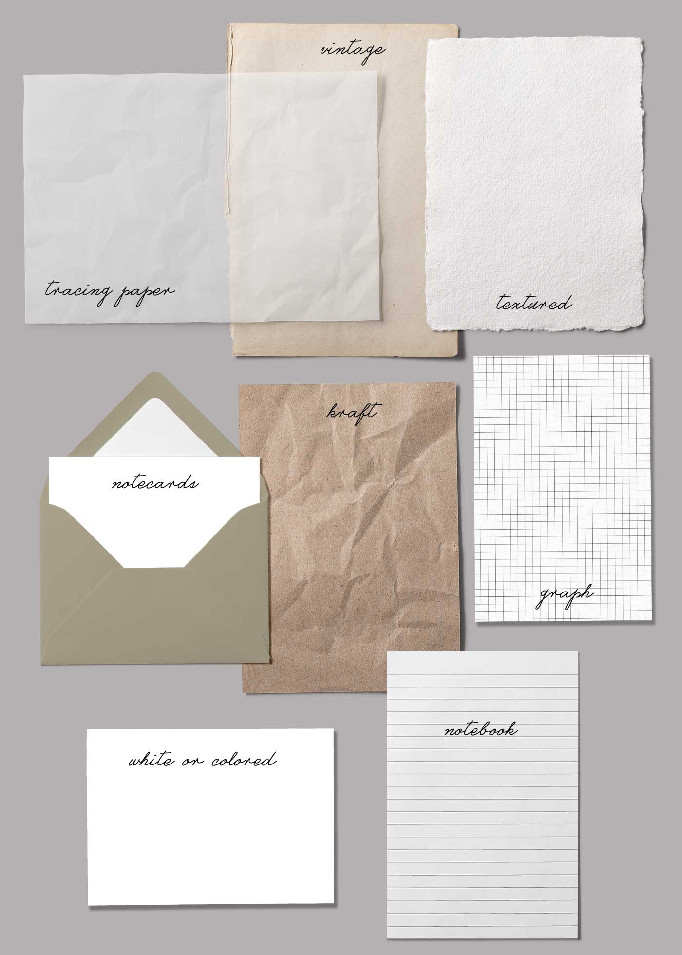 Types of Paper for Letter Writing