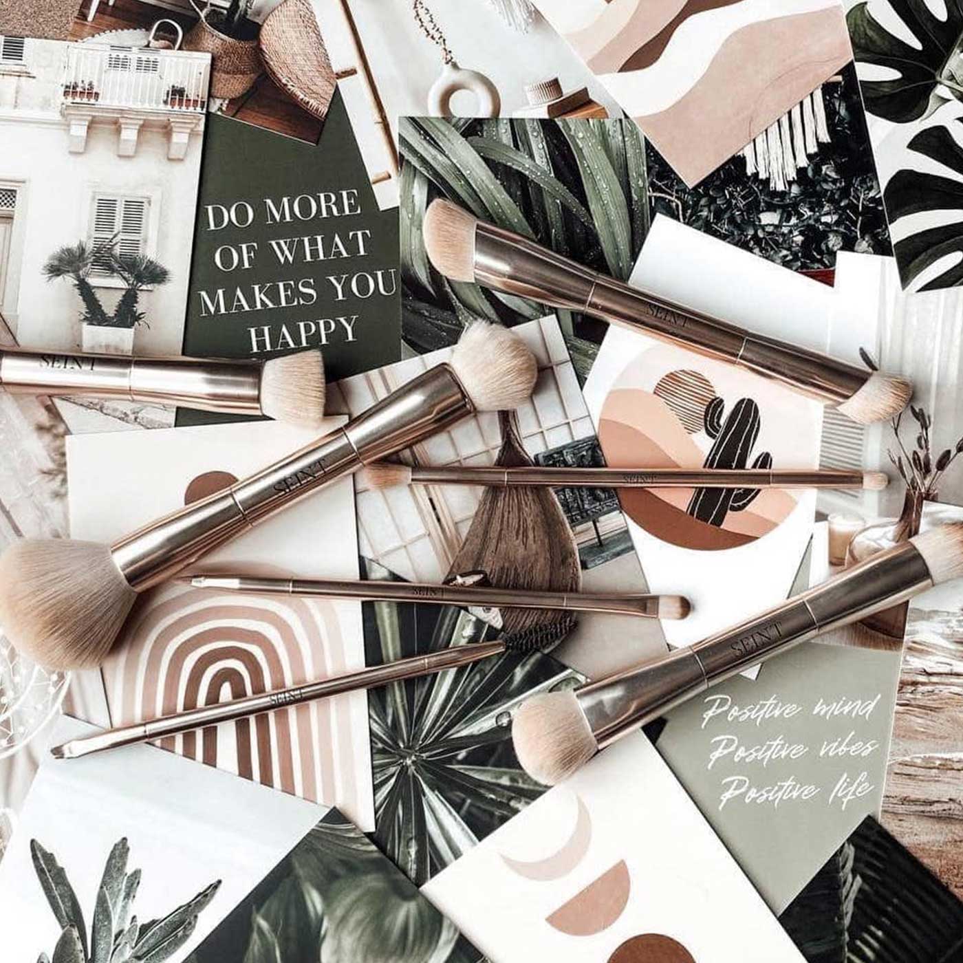 Seint Makeup Brushes on Boho Papers