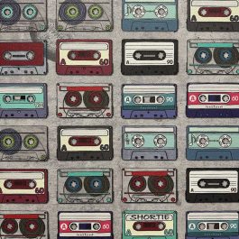 retro cassette tape wallpaper