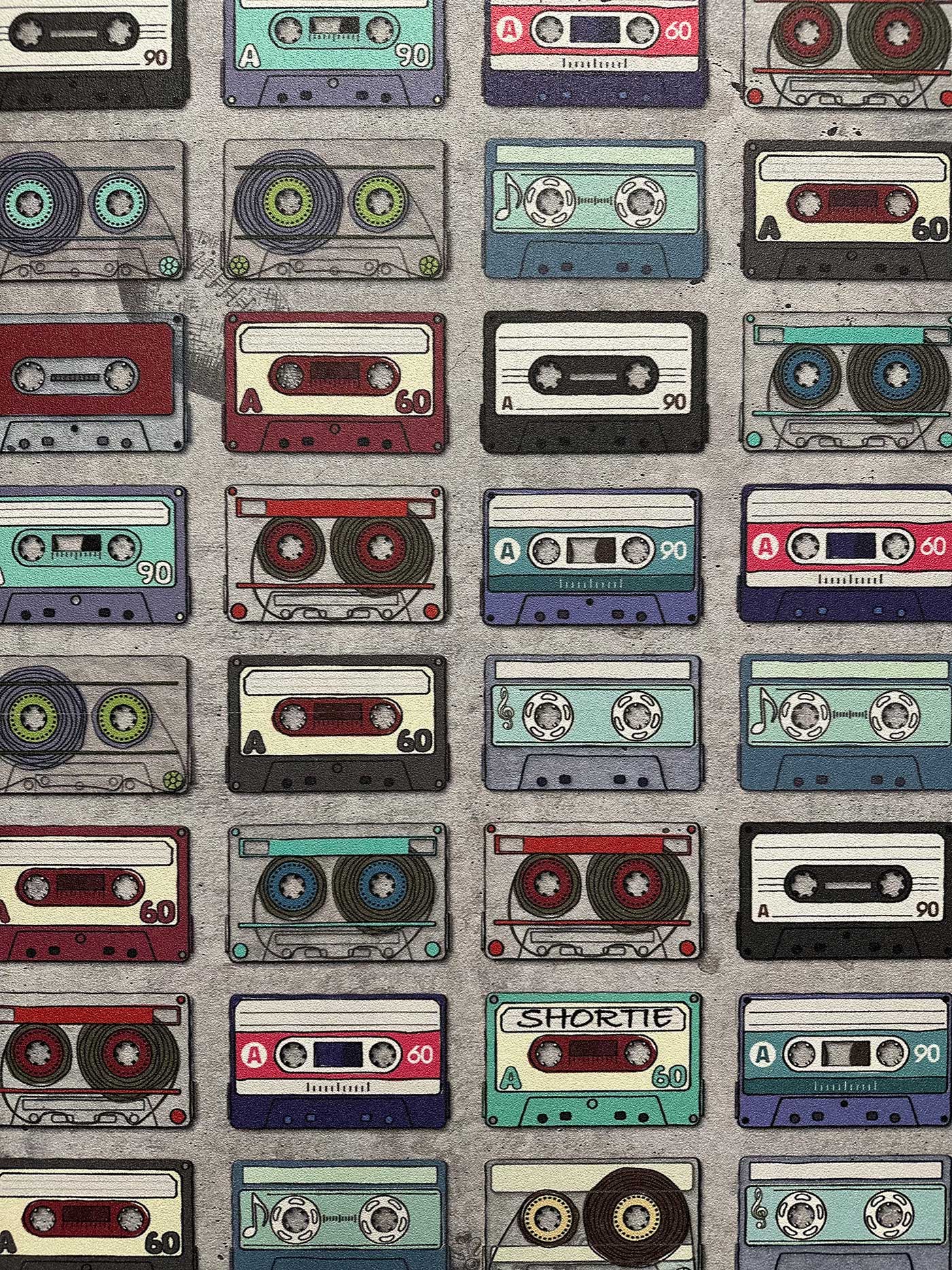 cassette tape wallpaper