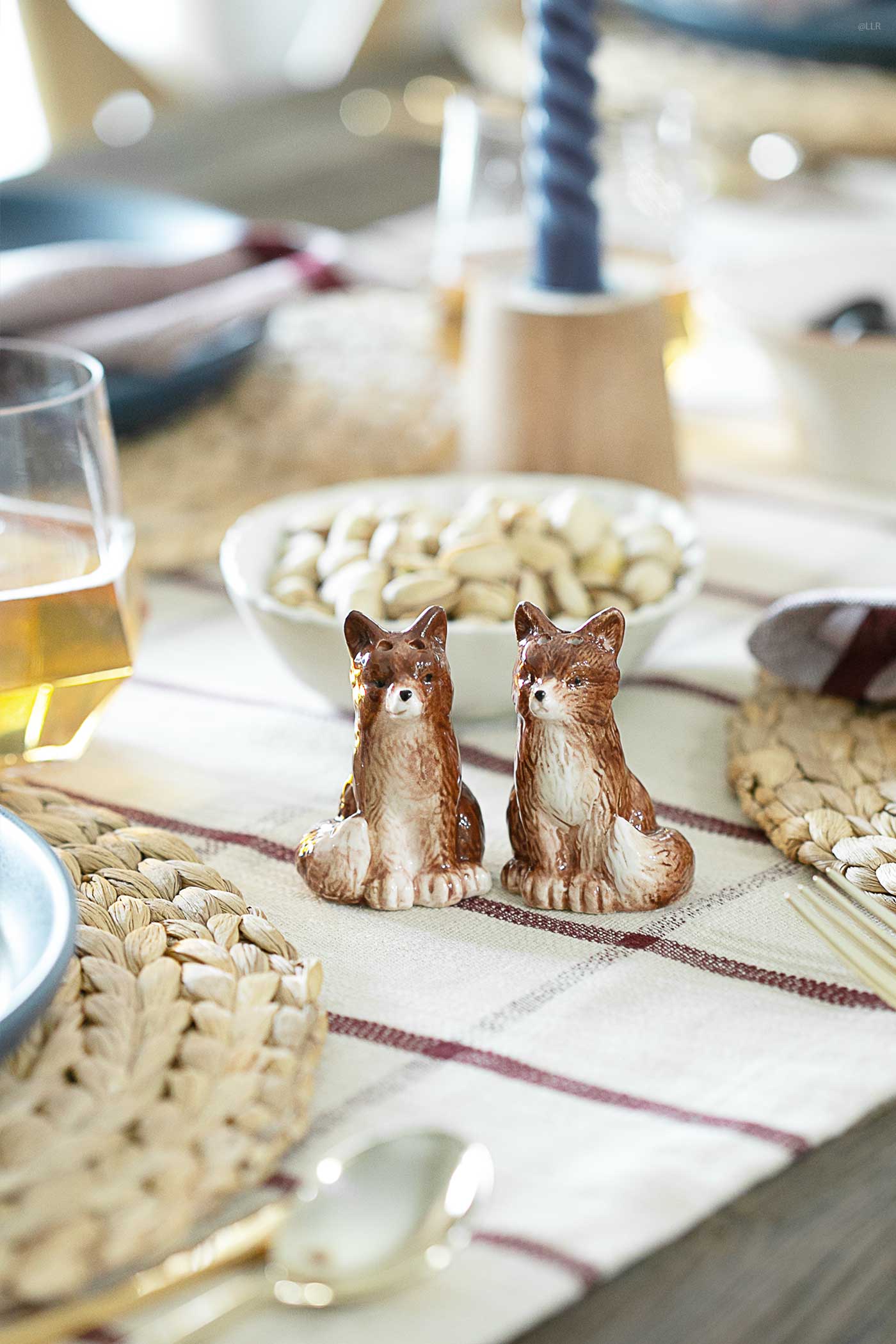 Fox Salt and Pepper Shakers