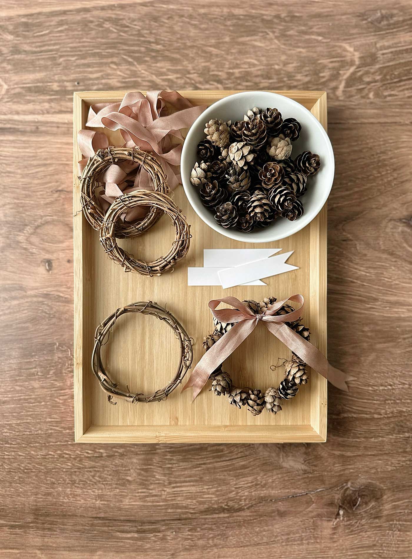 supplies for small wreath