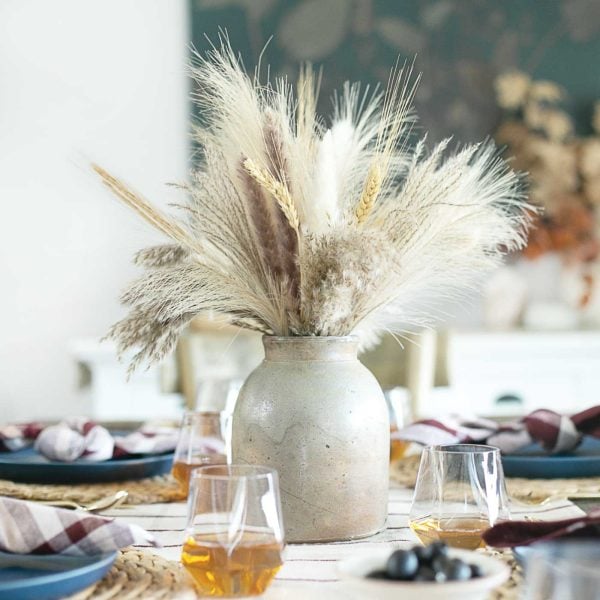 Autumn Tablescape featuring a Boho Centerpiece