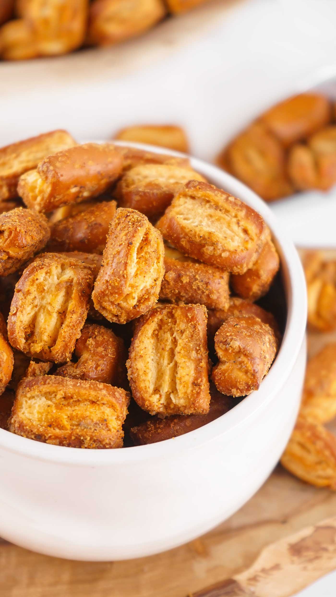 Bowl of Taco Pretzel Bites