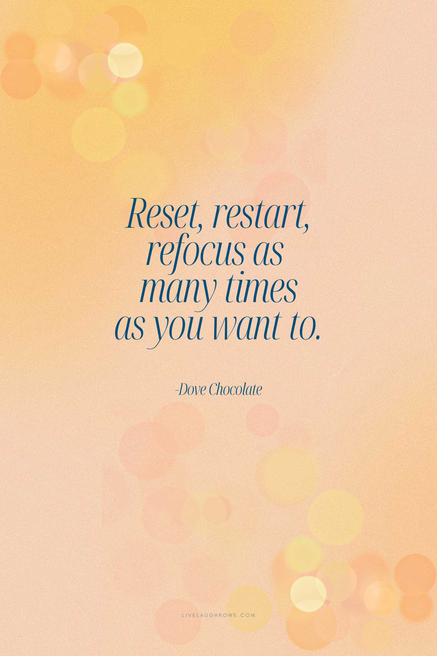 peachy colored background with text overlay