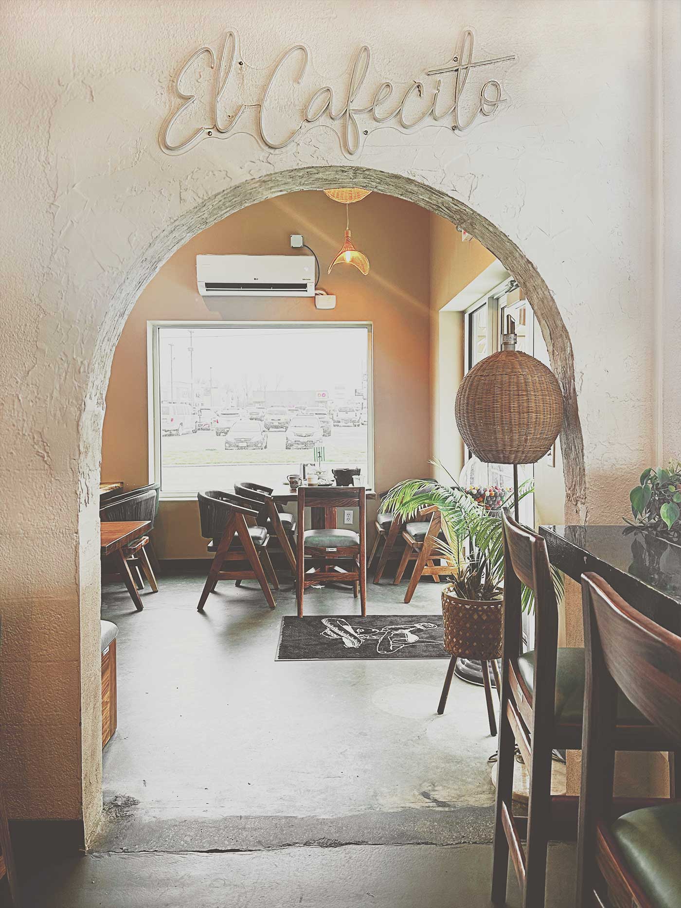 darling coffee shop with latin american aesthetic